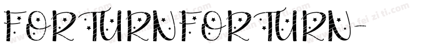 FORTURNFORTURN字体转换