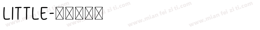 little字体转换
