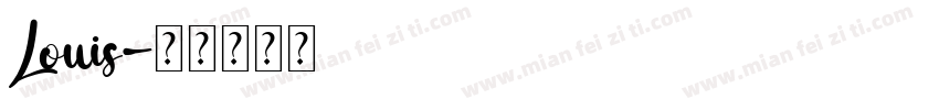 Louis字体转换