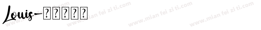 Louis字体转换