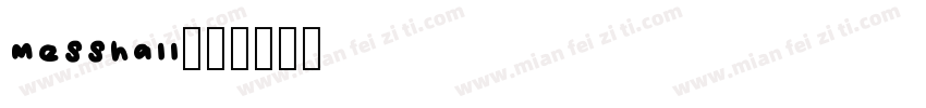 MessHall字体转换