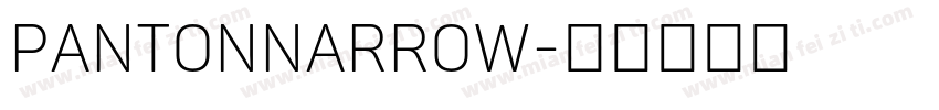 PantonNarrow字体转换