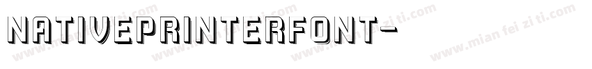 NativePrinterFont字体转换