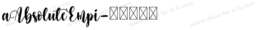 aAbsoluteEmpi字体转换