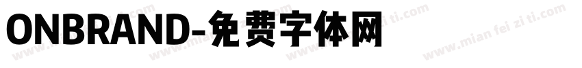 ONBRAND字体转换