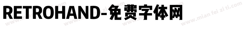RETROHAND字体转换