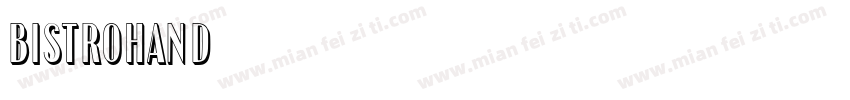 BistroHand字体转换
