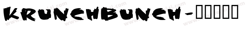 KRUNCHBUNCH字体转换
