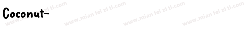 Coconut字体转换
