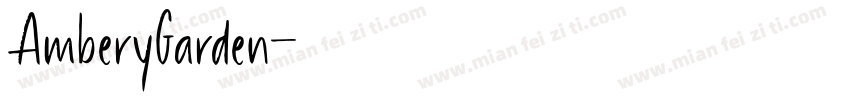 AmberyGarden字体转换