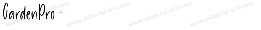GardenPro◆字体转换