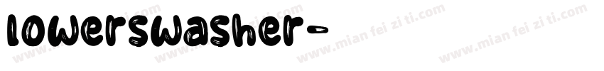 lowerswasher字体转换
