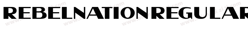 REBELNationRegular字体转换