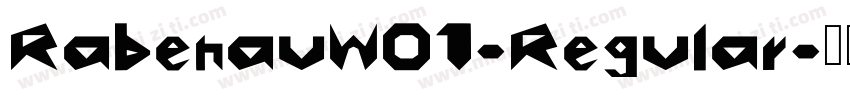 RabenauW01-Regular字体转换
