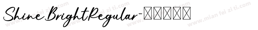 ShineBrightRegular字体转换