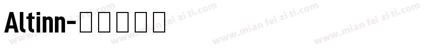 Altinn字体转换