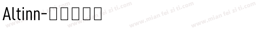 Altinn字体转换