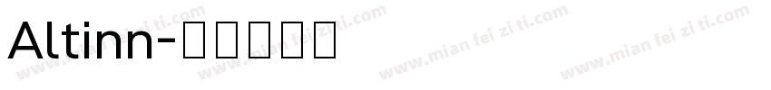 Altinn字体转换