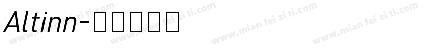 Altinn字体转换