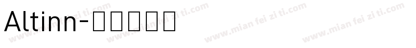 Altinn字体转换