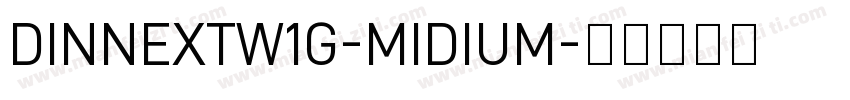 DINNEXTW1G-MIDIUM字体转换