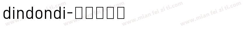 dindondi字体转换