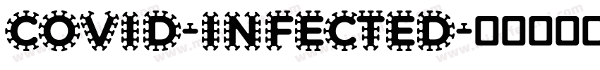 covid-infected字体转换