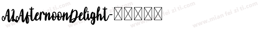 ALAfternoonDelight字体转换
