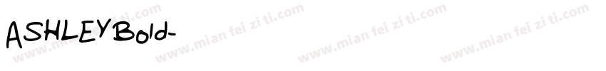 ASHLEYBold字体转换