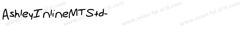 AshleyInlineMTStd字体转换