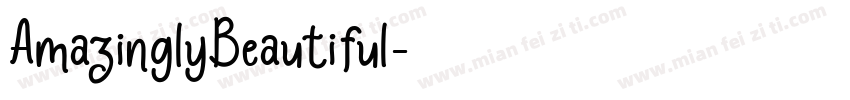AmazinglyBeautiful字体转换