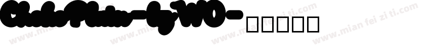 ChokoPlain-lzW0字体转换