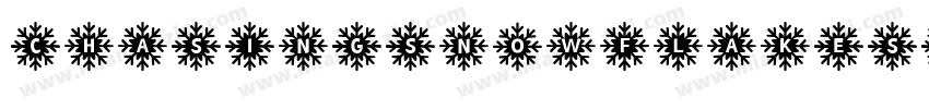 ChasingSnowflakesRegular-2OOZX字体转换