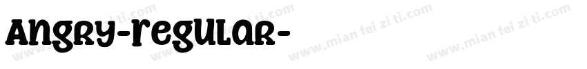 Angry-Regular字体转换