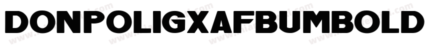 DonpoligxafbumBold字体转换