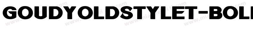 Goudy0ldStyleT-Bold字体转换