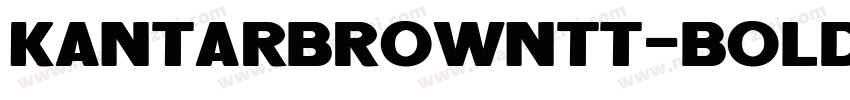 KantarBrownTT-Bold字体转换