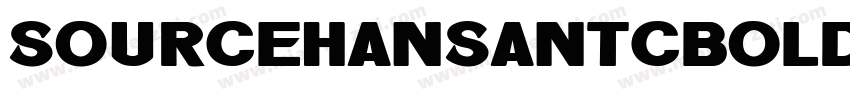 sourcehansanTCBold字体转换