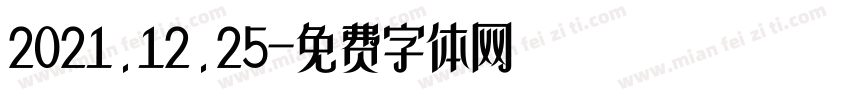 2021.12.25字体转换