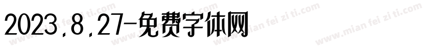2023.8.27字体转换