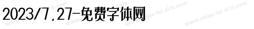 2023/7.27字体转换