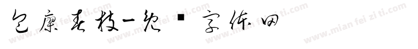 包廖春枝字体转换