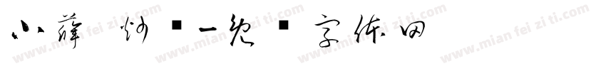 小薛·炒饭字体转换