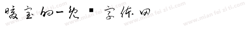 暖宝的字体转换