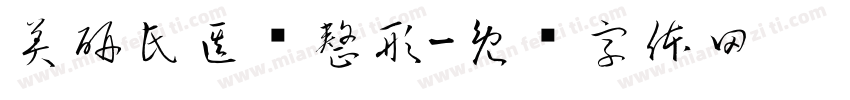 美研氏医疗整形字体转换