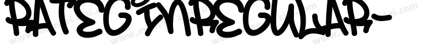rateginregular字体转换