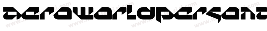 AeroworldPersonalUsed字体转换