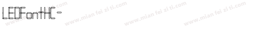 LEDFontHC字体转换