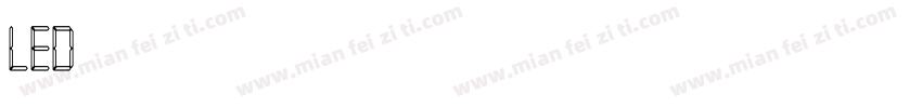 LED字库字体转换