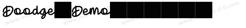 Doodge_Demo字体转换